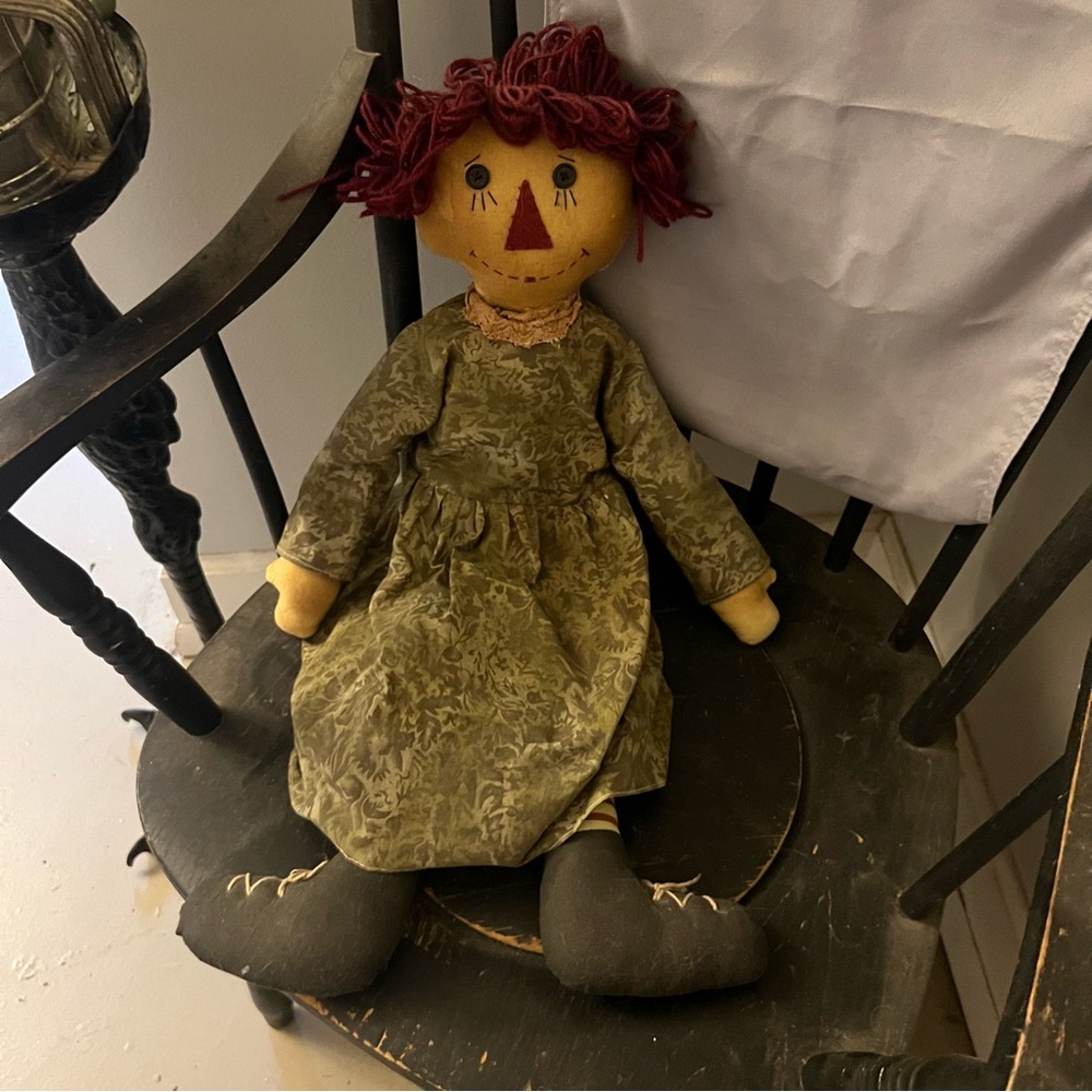 Vintage fabric rag doll